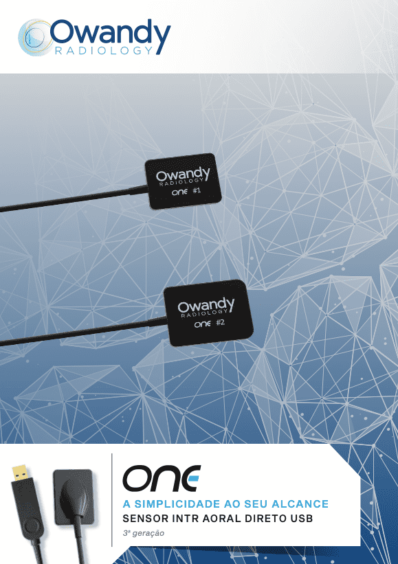 Brochura e manual para nosso sensor intraoral odontológico